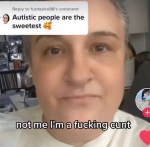 polygonyall's tweet photo. post an autistic character who fits this meme i'll start gemma from m3gan https://t.co/V1vwsWAzY1