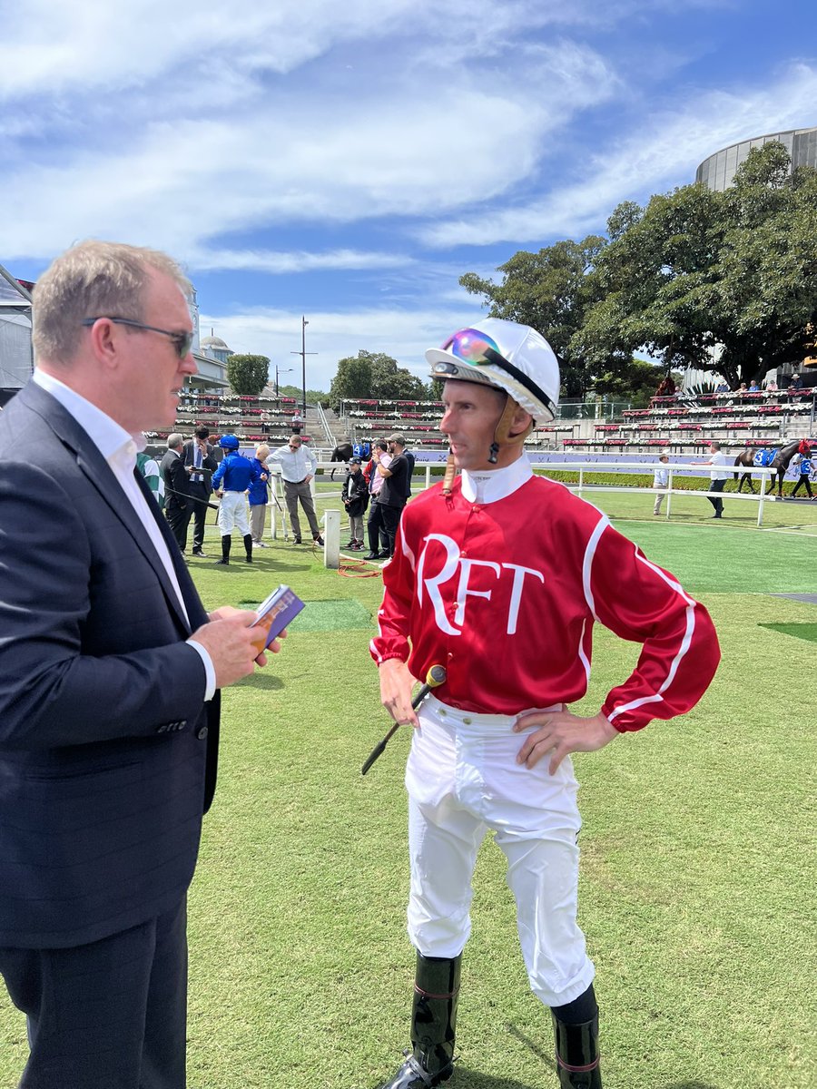 A first look at the new Finemore Thoroughbreds colours at Randwick today. They were worn to success by @nashhot aboard Roselyn’s Star in the opening race. @finemosh