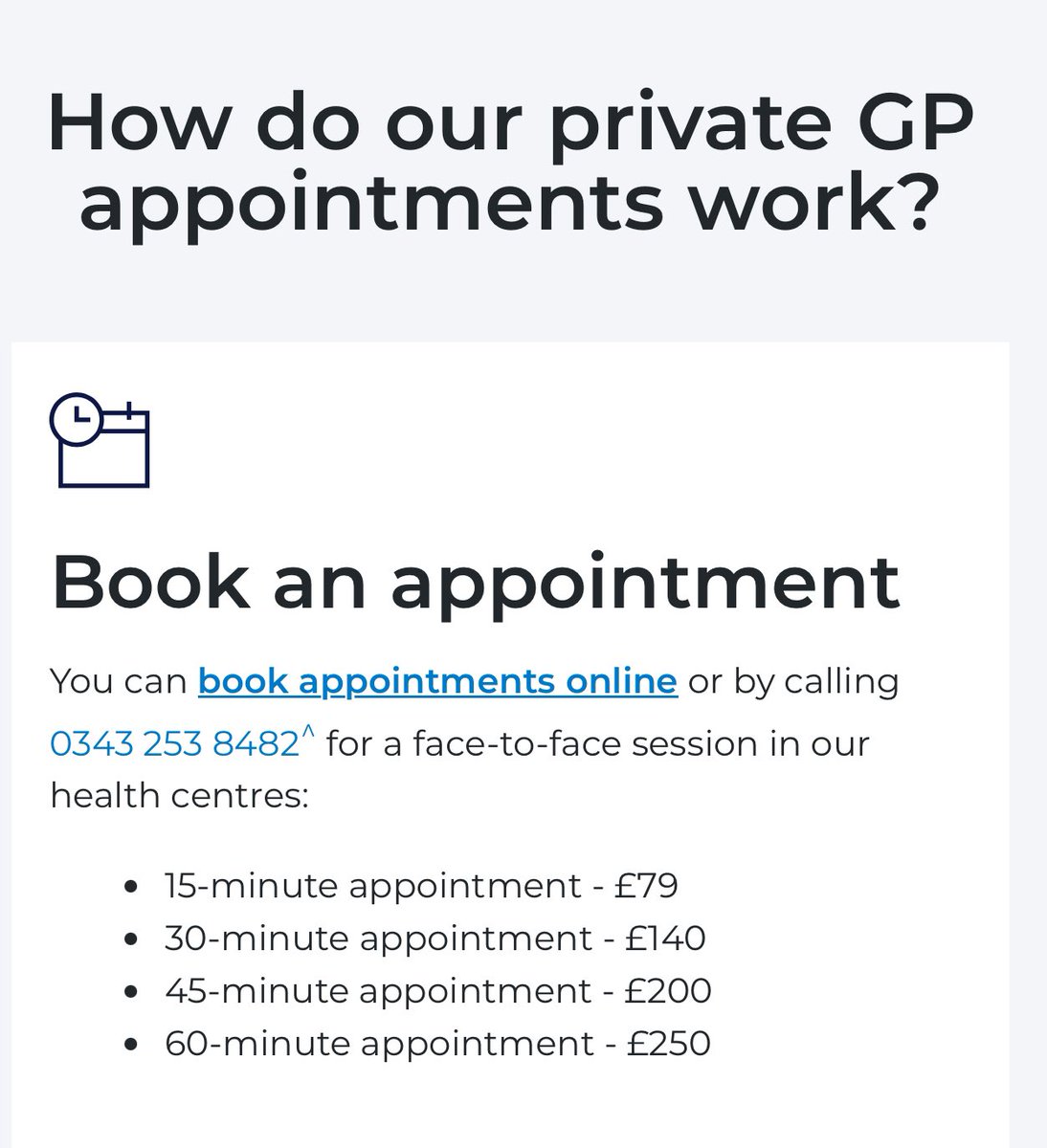 You will miss GPs when they are gone BUPA advert below £140 for 30 min Currently you pay £163/year via Taxes for your GP services (it’s not enough) Govt/NHSE have increased this be £3 this year - 2% Average number of appts/year is 7 but many have more Can’t see a GP - blame MPs