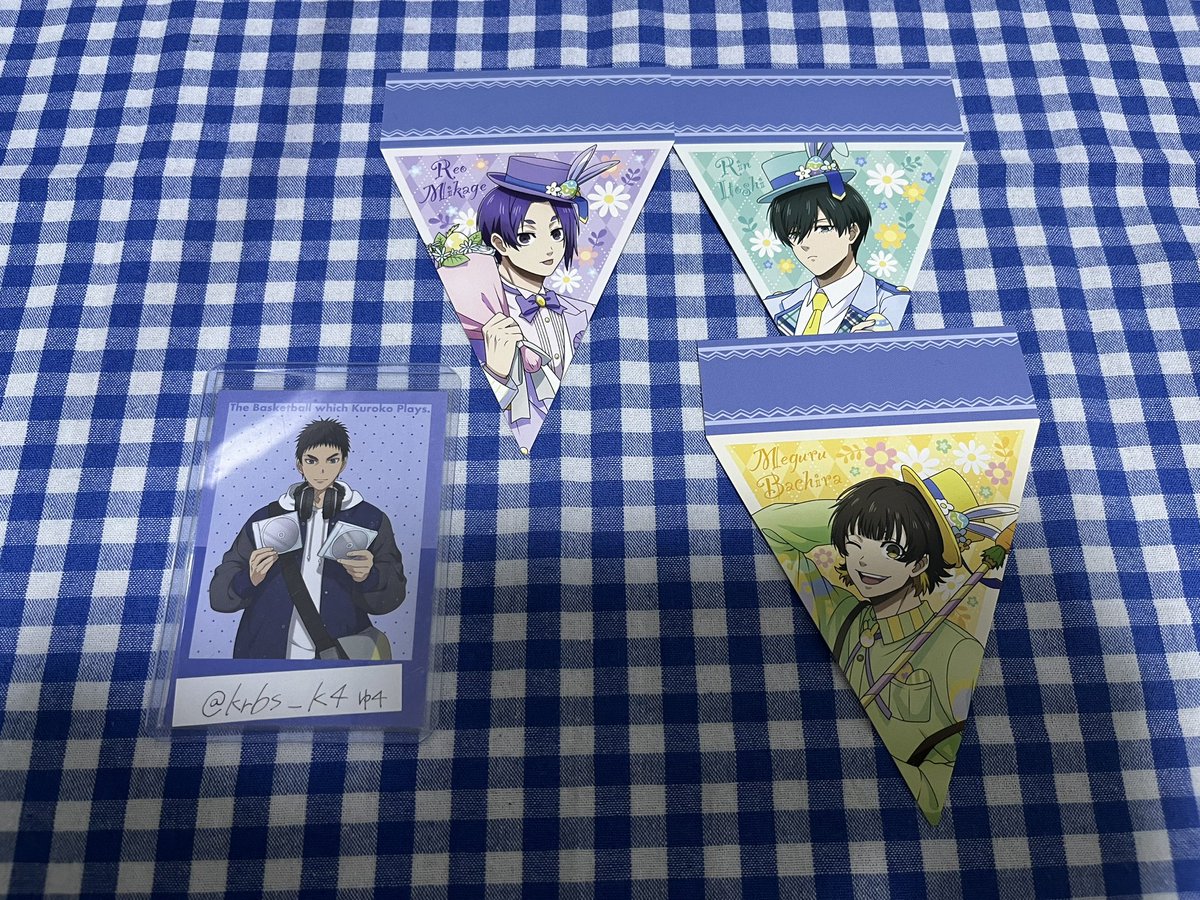 krbs_k4's tweet photo. 【交換】ブルーロック アニメイト 特典 ガーランド

求)同種潔
異種 斬鉄 潔 カイザー

譲)凛 御影 蜂楽 

よろしくお願い致します🙇‍♂️ https://t.co/77BpZ7gg3U