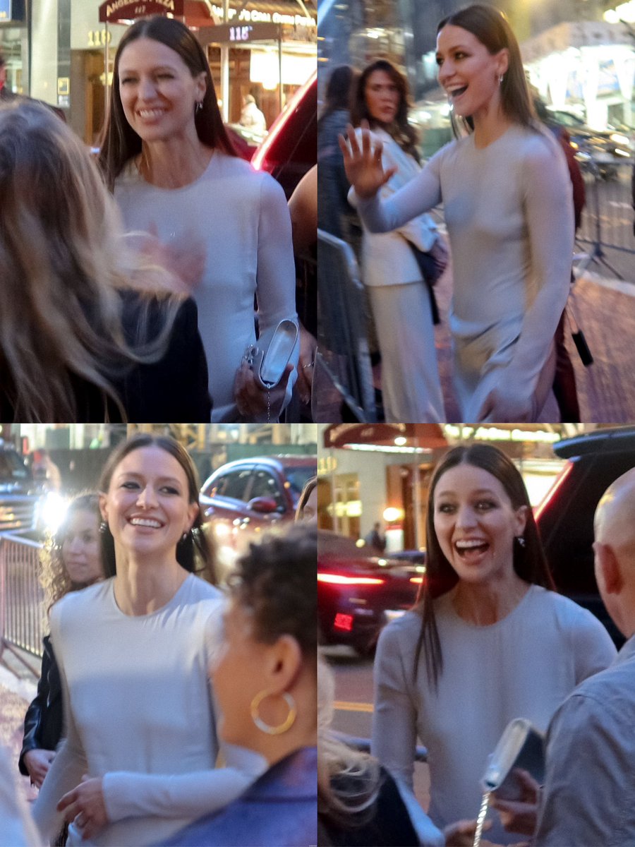 benoistfiles's tweet photo. melissa benoist arriving at the premiere of ‘the girls on the bus’ in today 🥰 https://t.co/sVLKvgJZkC