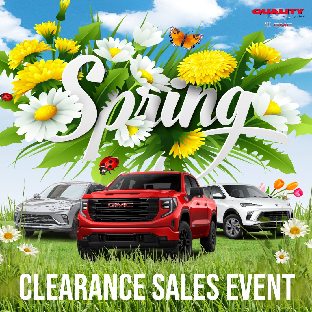 ABQBuickGMC's tweet image. 🌸🚗Spring into Savings at Quality Buick GMC!

Say goodbye to winter blues and hello to a fresh start with a new ride from Quality Buick GMC!
Drive into spring with style and savings.
#SpringClearance #BuickGMC #CarDeals #QualityByDiLorenzo

Click👇
qualitybydilorenzo.com