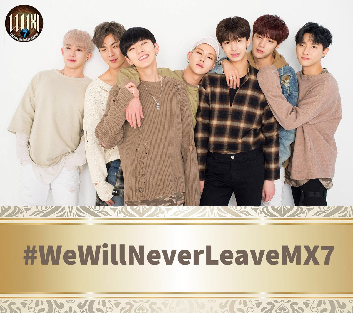 📢 New hashtag are already here We will always be close to MX7. We will never leave them because they are our family ✊ #WeWillNeverLeaveMX7 @OfficialMonstaX @official__wonho