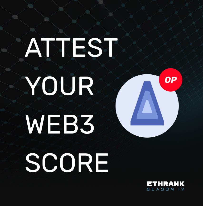 ETHRank (@eth_rank) on Twitter photo What's new at #ETHRank? With the <a href="/eas_eth/">Ethereum Attestation Service</a> integration, verifying your web3 achievements is simpler and more secure than ever. Directly attest your score to Optimism and showcase your credibility in the #Ethereum ecosystem. Start now: ethrank.io What's new at #ETHRank? With the <a href="/eas_eth/">Ethereum Attestation Service</a> integration, verifying your web3 achievements is simpler and more secure than ever. Directly attest your score to Optimism and showcase your credibility in the #Ethereum ecosystem. Start now: ethrank.io