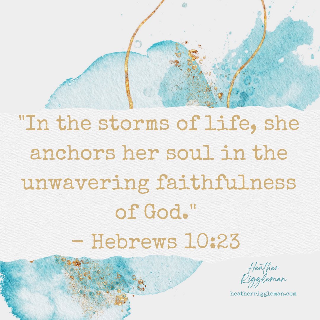 HeatherRig's tweet photo. In the midst of life's storms, it's crucial to keep holding on, even when the waves crash against us relentlessly. Just as a ship finds its anchor in turbulent seas, so can we anchor our souls in the unwavering faithfulness of God. https://t.co/ye2PCfwAuQ