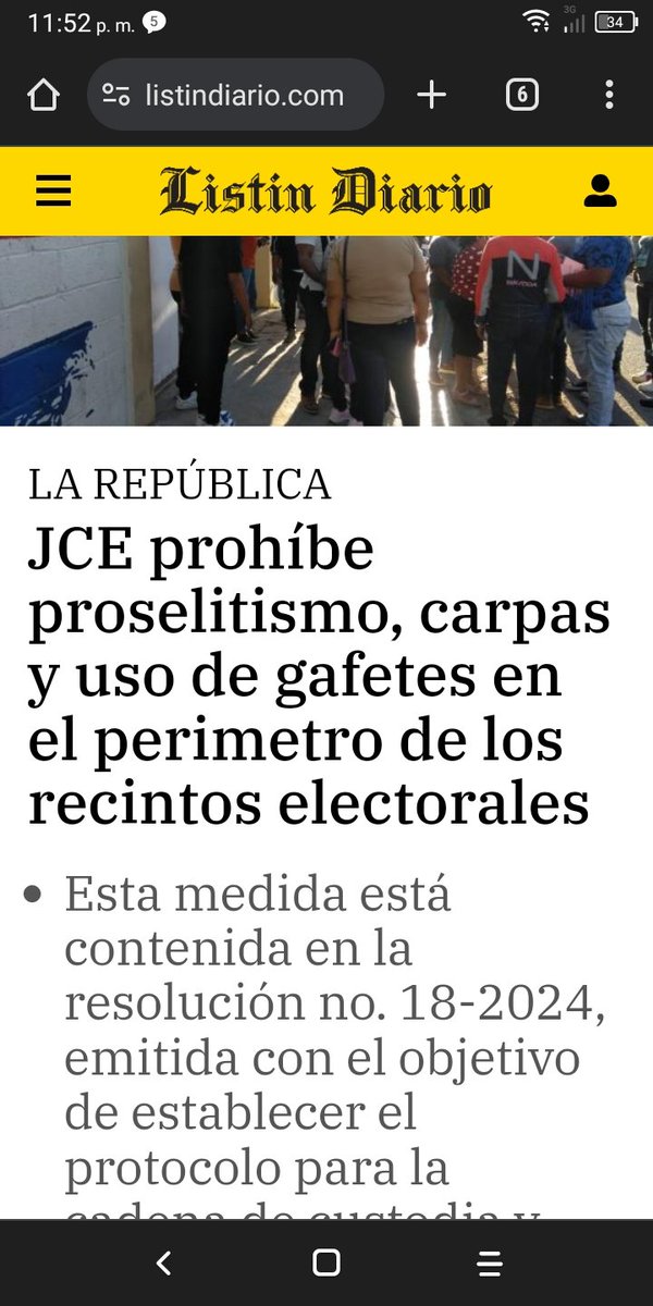 Excelente por la Junta Central Electoral, eso fortalecer la democracia.