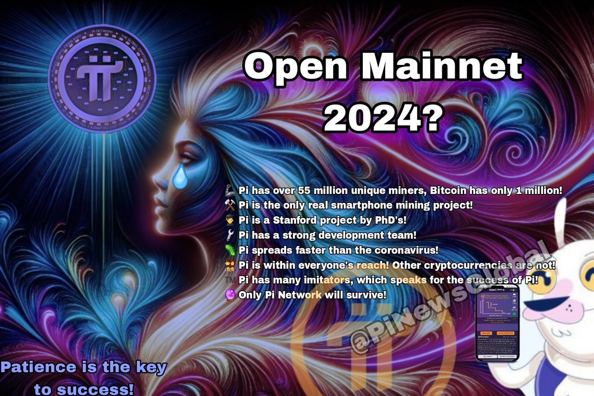 Comment "𝗬𝗘𝗦" If you want the 𝗣𝗶 𝗡𝗲𝘁𝘄𝗼𝗿𝗸 open mainnet in 2024!

𝗬𝗘𝗦 or 𝗡𝗢?

Like ❤️, Repost 🔄, Reply 💬
#PiNetwork