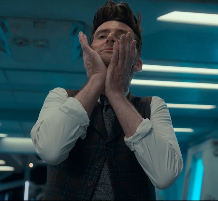 Me picking my jaw back up off the floor after seeing David in his kilt at the Baftas.