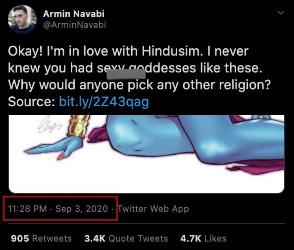 YourGandhiBro's tweet photo. When common Hindus with an internet connection lose their temper, then they take disproportionate cyber revenge (as they should).

You ask me, WHAT'S WRONG WITH INDIA and INDIANS 🇮🇳 ? 
I guess something, but nothing more than the rest of the world.

Action - Reaction https://t.co/8CRyEXb6mm
