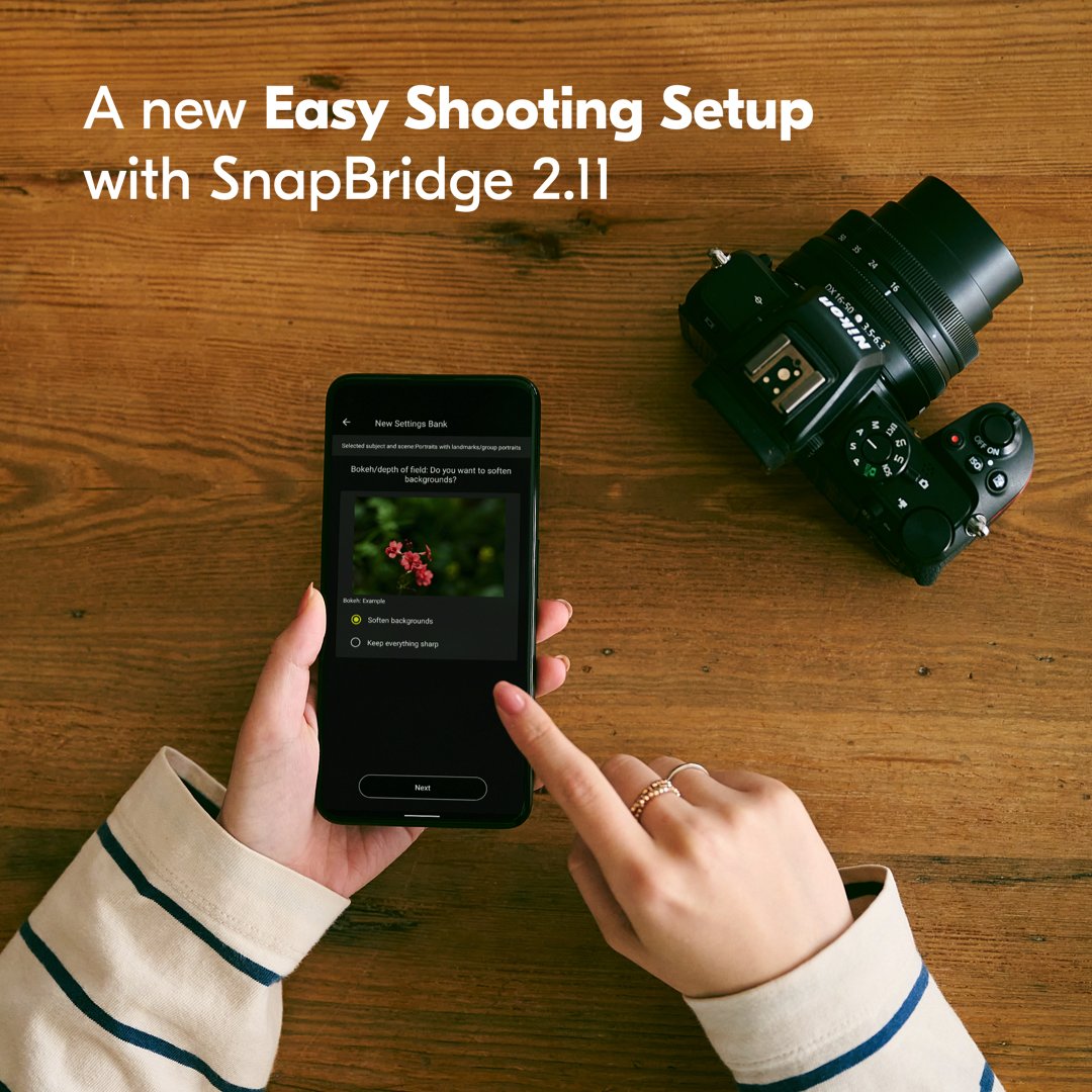 Announcing two new updates for Nikon shooters! 🙌 - Free Z 9 Firmware 5.0 upgrade with more than 40 new enhancements for sports, portraits and video shooters ➡️ bit.ly/3VhIdI4. - New SnapBridge 2.11 with Easy Shooting Setup to help you get the shot and learn how…