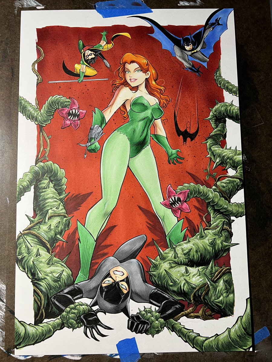 Batman the animated series style Poison Ivy commission complete!

#batmantas #poisonivy #thebatman #BatmanAndRobin #robin #dickgrayson #Commision