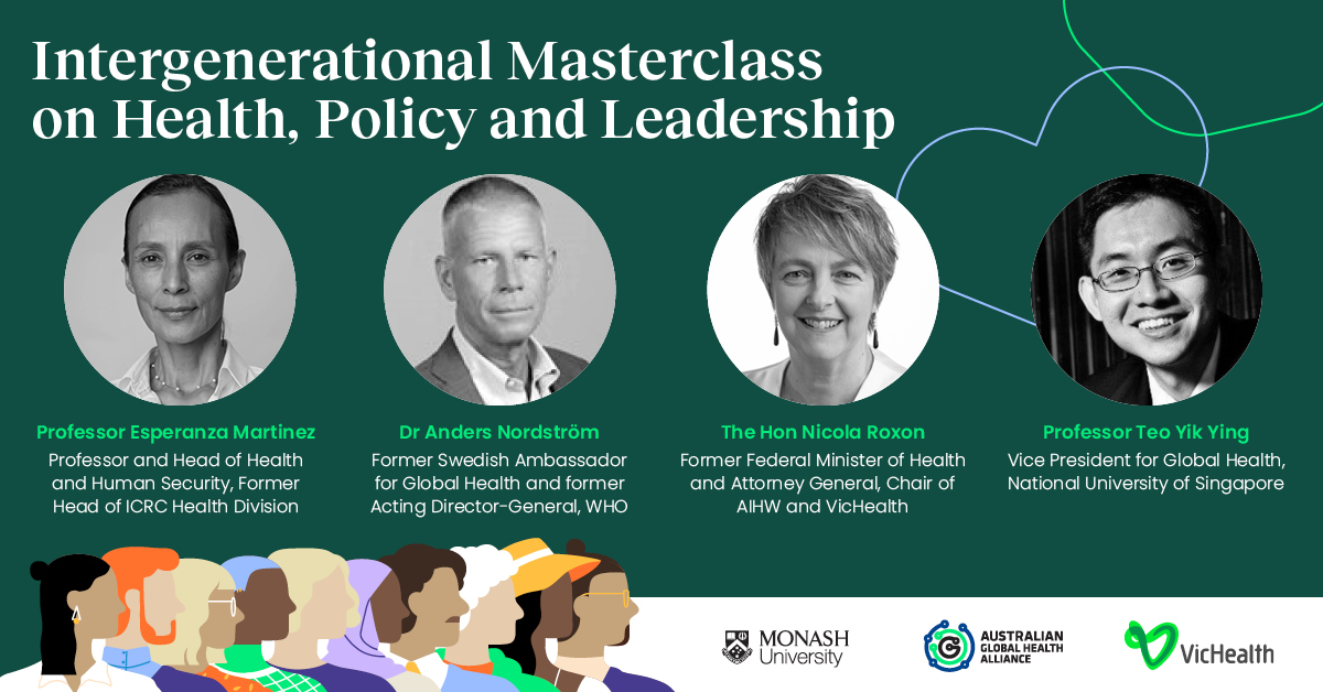 Are you an emerging leader, passionate about health policy or public health?

Apply to join us on April 21 for an Intergenerational Masterclass on Health, Policy and Leadership.

Learn more, share or apply:
forms.office.com/pages/response…