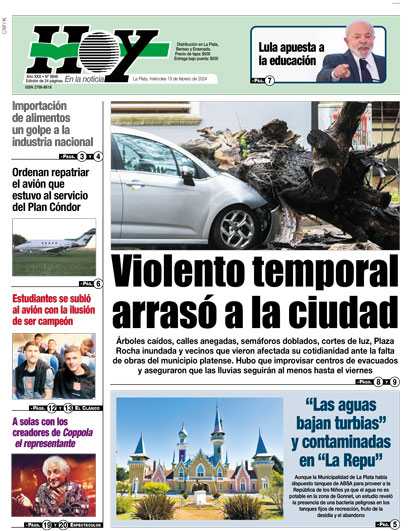 RED92cadadiamas's tweet photo. 🇦🇷🗞️☀️ #LaPlata | #TodoLoDemásEsVerso | https://t.co/mLZP8Fl8Ss | #HOYenLaNoticia
▶️📷✅La tapa del Diario #HOY de #LaPlata del #MIÉRCOLES  
📢#VersionWeb
https://t.co/WHu7nVVMlg
📢#VersiónInteractiva https://t.co/y4YOi55e2A https://t.co/np8AvRSTXT