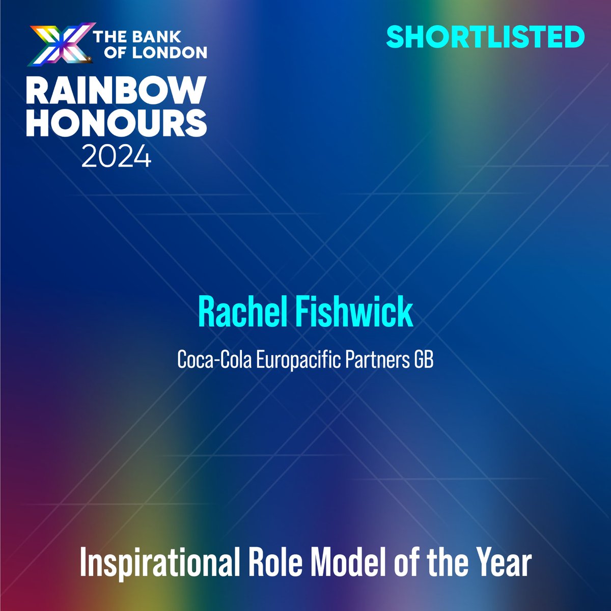 Feeling humbled and grateful to be among the nominees for #TheBankofLondonRainbowHonours24. It's an honour to be recorded alongside such talented individuals.
It wouldn't have been possible without the unwavering support of my beautiful @TheStephOfStars, the wind beneath my wings