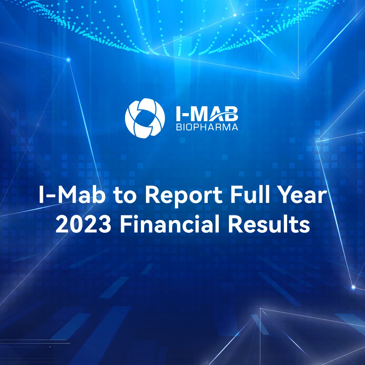IMabBiopharma's tweet photo. Update: I-Mab plans to announce financial results for the full year ended December 31, 2023, and provide company updates on March 14, 2024, post-market at 5:00 p.m. EST. https://t.co/12w9zZRgVs