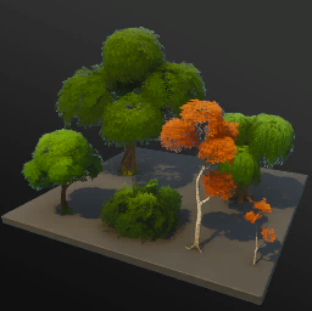 Lunalotl's tweet photo. @FNCreate @FortniteStatus can y'all look into fixing the Variant Foliage Galleries in creative / uefn? the foliage looks nothing like it did on release

(image 1 are the props when placed down, images 2 and 3 are the preview images) https://t.co/Q51Xzfk2ga