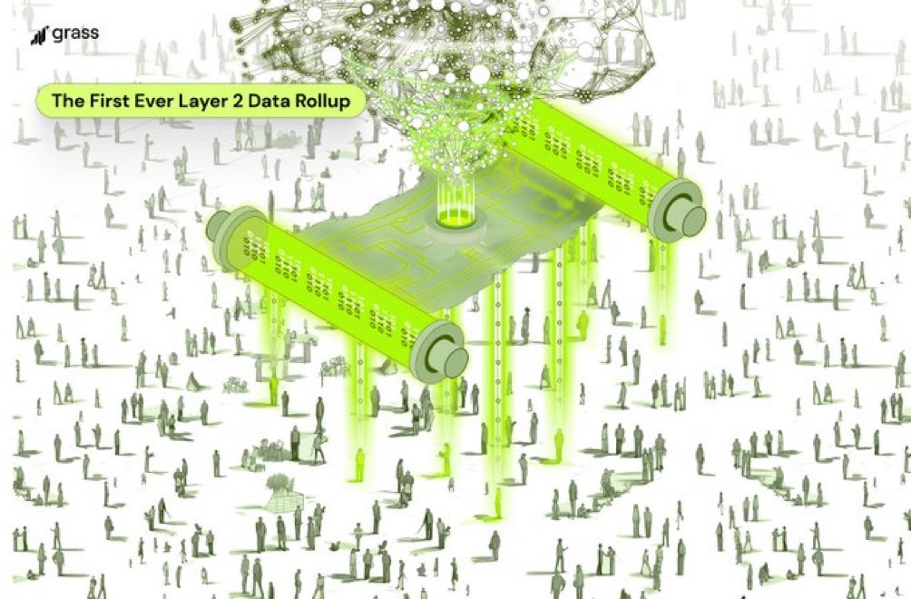 SolanaFloor's tweet image. 🚨BREAKING: @getgrass_io announces to be the first ever Layer 2 Data Rollup on Solana