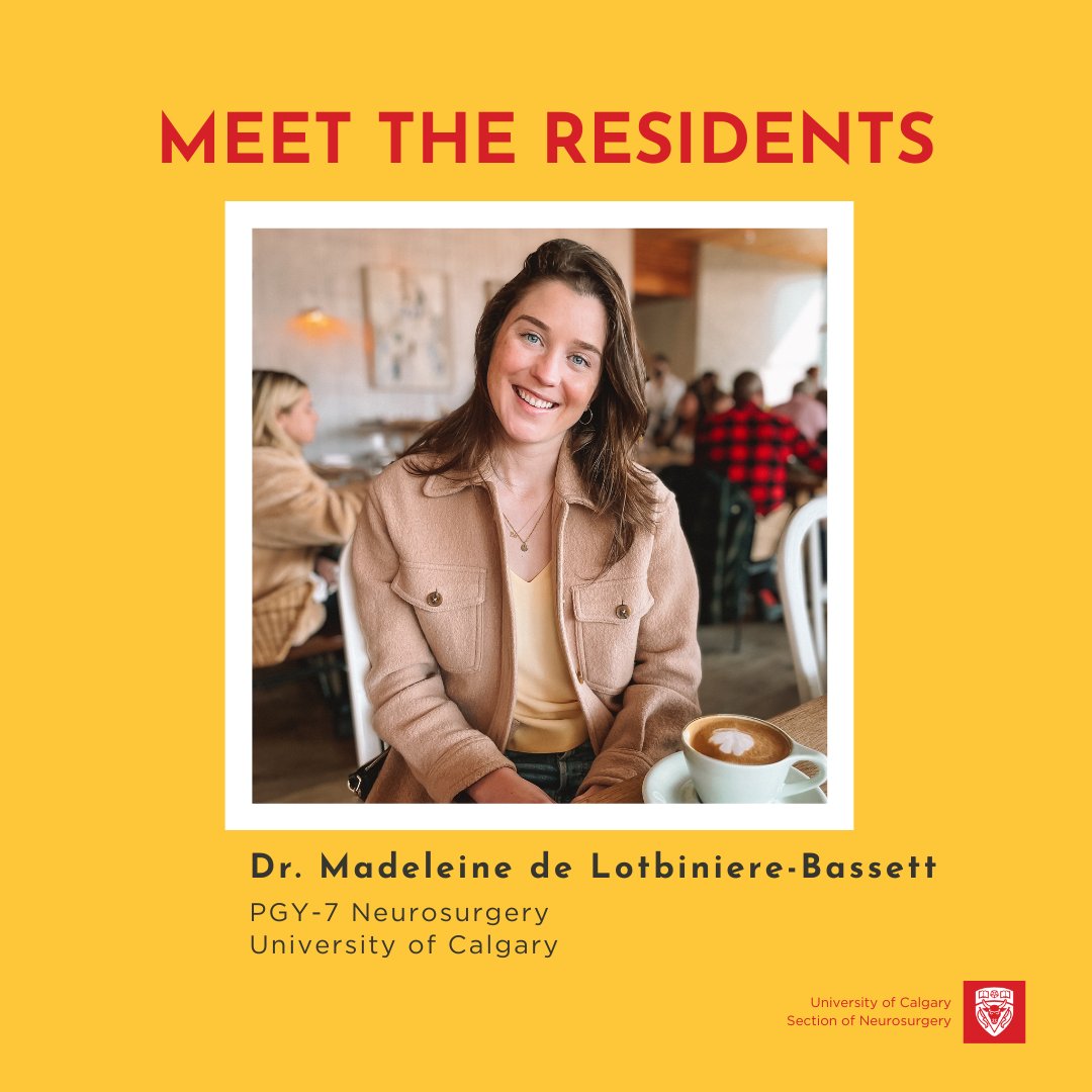 Dr. de Lotbinière-Bassett: a neurosurgical res dedicated to neuroscience &amp; robotic tech. In her 7th year of res at <a href="/UCalgaryMed/">UCalgaryMedicine</a> she's passionate about tech innovation &amp; has contributed to advancements in brain-computer interface technology. 
<a href="/cgyneurosurg/">@calgaryneurosurg</a> <a href="/mdelotbiniere/">Madeleine de Lotbiniere-Bassett</a>