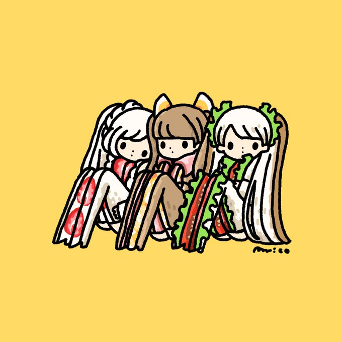 「3人の女性 前髪」のTwitter画像/イラスト(新着)
