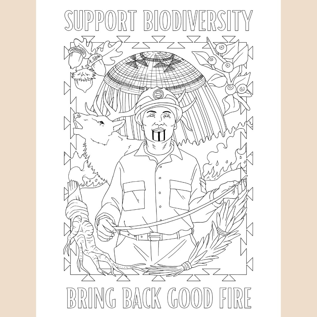 SaveCaliSalmon's tweet image. Check out our new coloring book made with the help of @CalArtsCouncil featuring art by Jackie Fawn. The book is part of our TEK &amp;amp; #waterprotection curriculum projects
Our free #education resources can be found at californiasalmon.org 
#NativeAmerican #Waterislife #Waterjustice