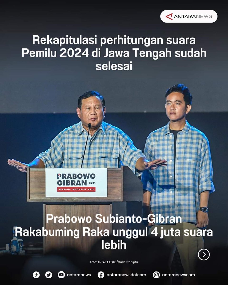 Motor_Sport_76's tweet photo. Kepemimpinan Prabowo-Gibran diharapkan mampu membawa kemajuan bagi negara.  
#02Unggul1Ptran
IniHasil DipilihRakyat https://t.co/IKNCHL8dW5