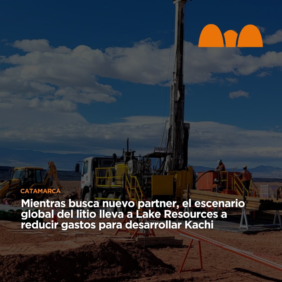 #Litio | La coyuntura de precios lleva a @lake_resources a reducir gastos para extender su margen financiero y desarrollar Kachi 🔵 La compañía anunció una reducción aproximada del 40% en los gastos para el trimestre que finaliza el 31 de marzo en comparación con el trimestre…