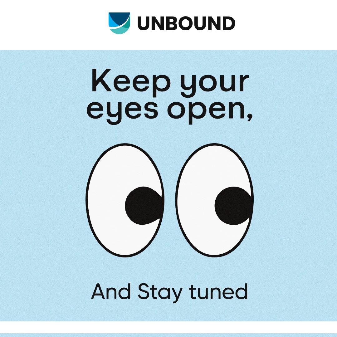 Get ready Unbounders! This week, we're lifting the curtain on a major announcement that we believe will bring a smile to your face 🤩 That's all we can reveal for now - stay tuned for the full scoop! #unbound #ComingSoon
