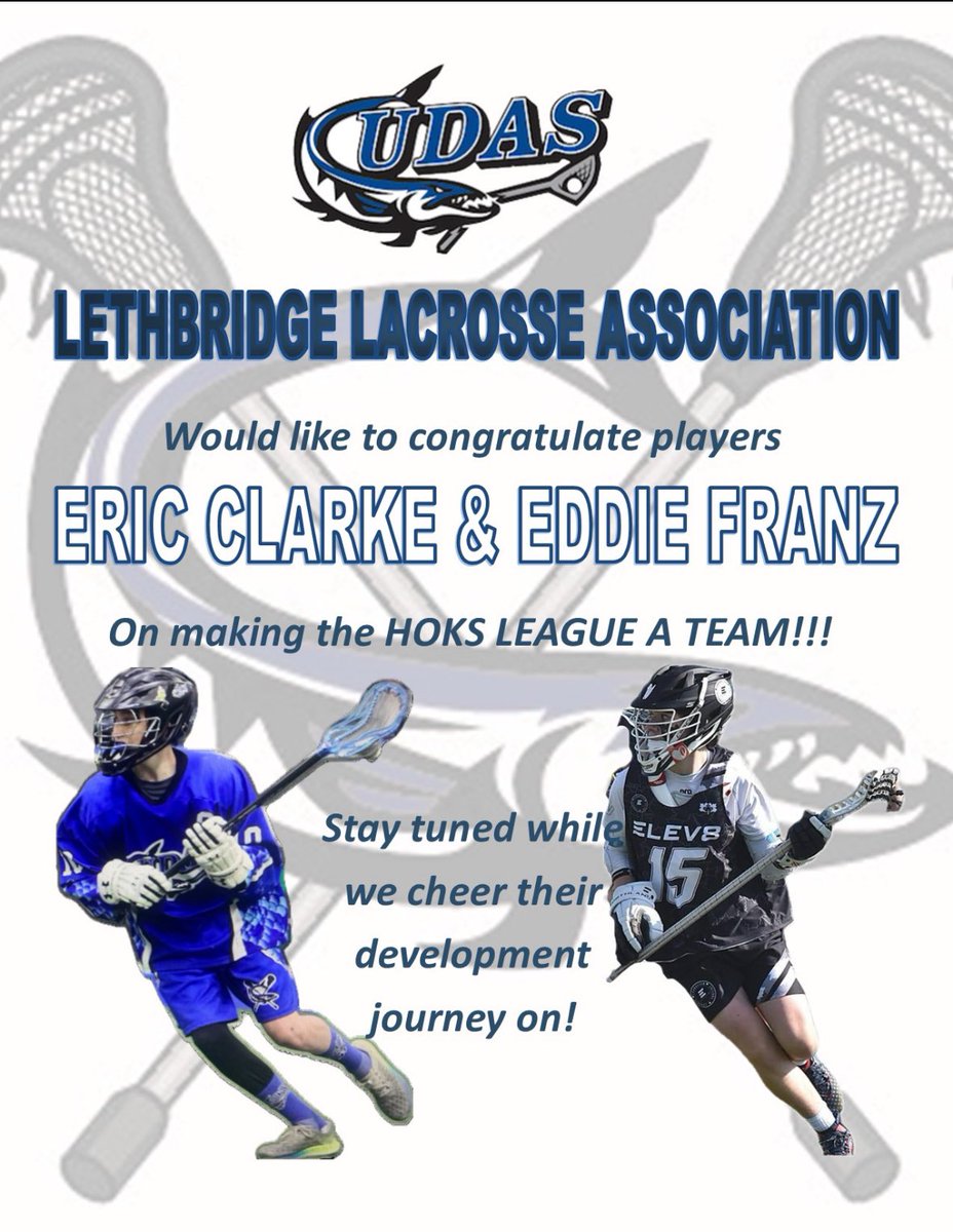 Congratulations U17 players on this awesome accomplishment! We will be cheering you both all the way! <a href="/SALA_LAX/">S.A.L.A</a> <a href="/SalaSting/">SALA Sting</a> <a href="/AlbertaLacrosse/">Alberta Lacrosse</a>