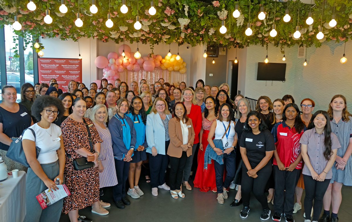 A fabulous morning with these legends celebrating (a belated) IWD in #melbswest 💜💜💜