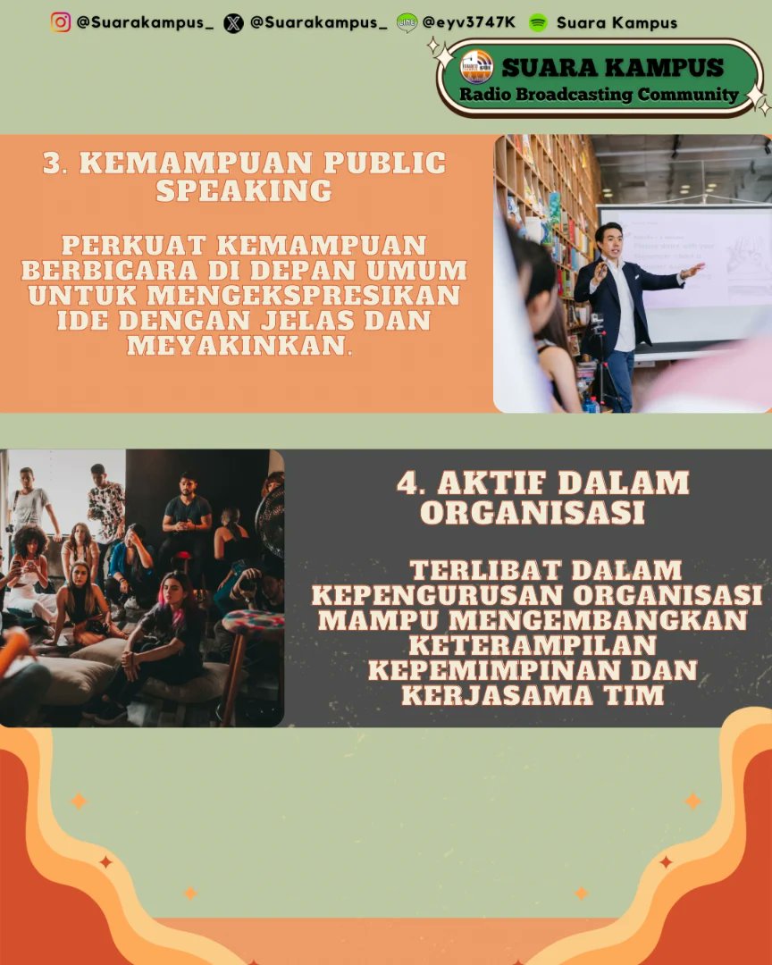 suarakampus_'s tweet photo. Holaa Teman Pro 2!🙌
Gimana kabarnya nih?
Semoga selalu sehat dan bahagia yaa!🤩
Gimana nih kabar kuliahnya? semoga lancar yaa, yang ikut organisasi juga semoga selalu semangat berorganisasinya💪 https://t.co/CHTFMqYKFK