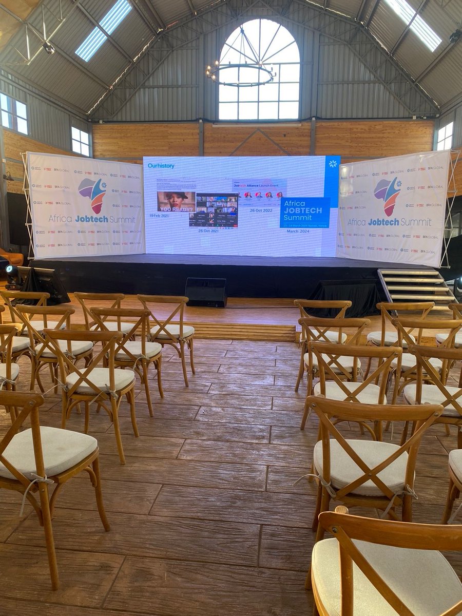 BFAGlobal's tweet image. Good morning, Nairobi - Africa Jobtech Summit kicks off today.

We can&apos;t wait to see you!! 🙌🏻

@JobtechAlliance  

#jobtechsummit #futureofwork