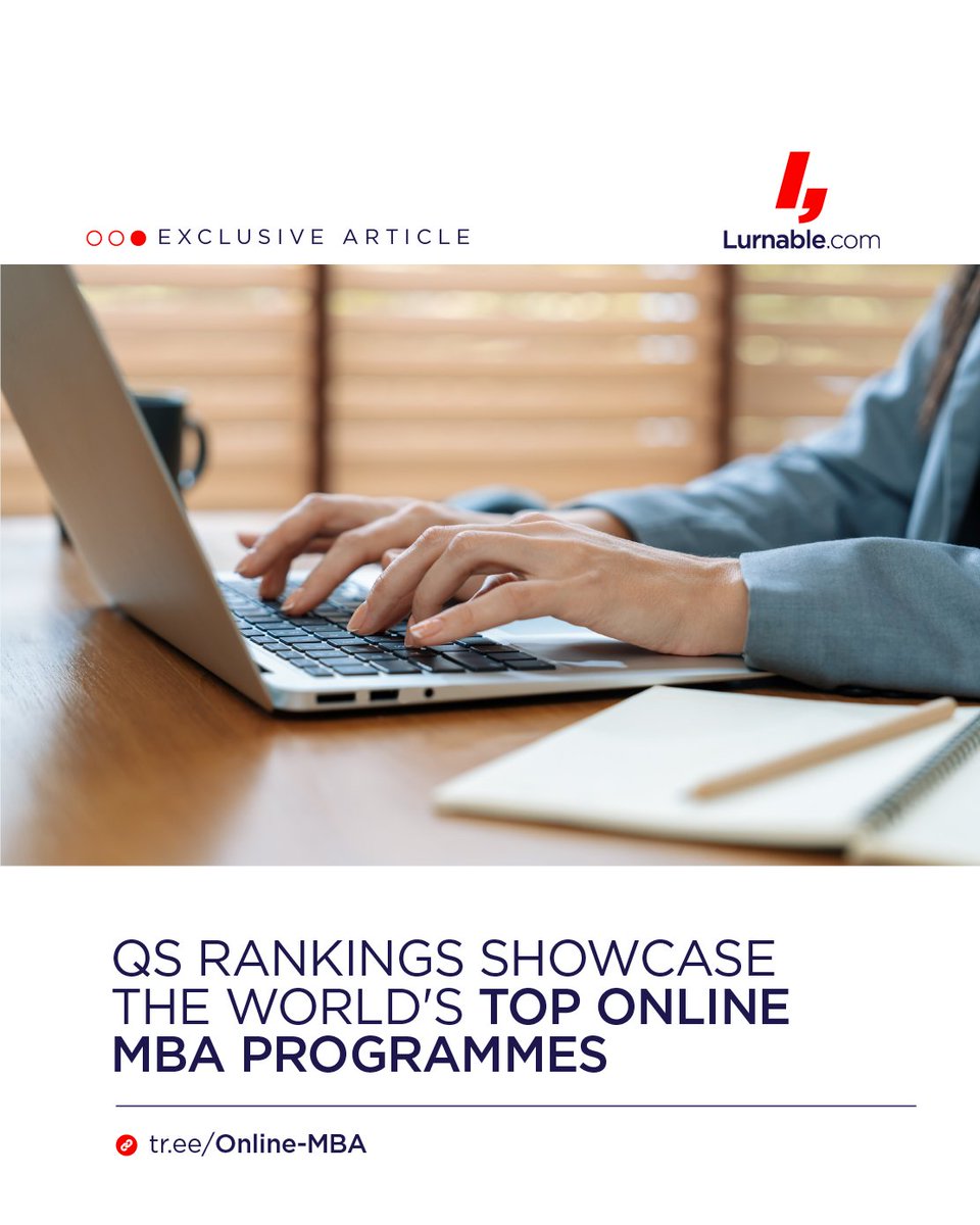 QS Rankings Showcase the World's Top Online MBA Programmes: tr.ee/Online-MBA 

#mba #onlinemba #qsranking #mbaprogramme #businessstudents #businessstudies #students #onlineducation