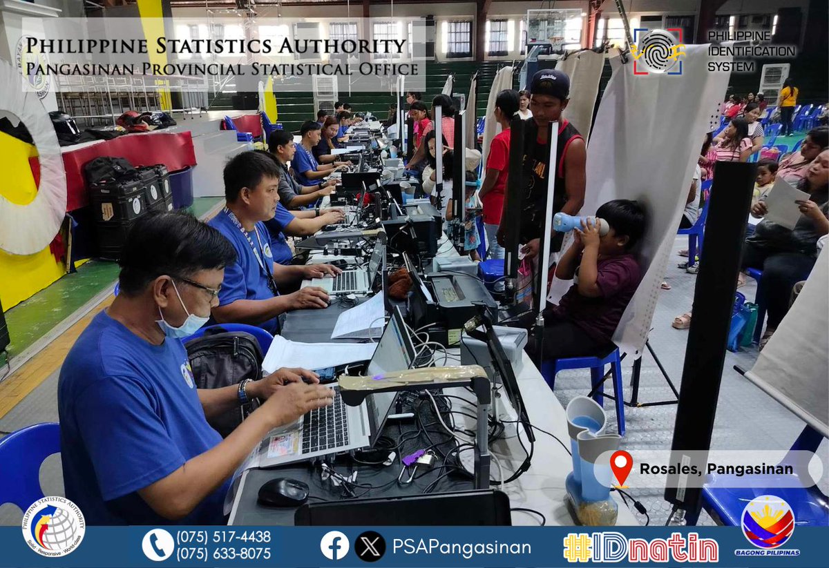 PSAPangasinan's tweet photo. Look!
With its commitment to register all 4Ps beneficiaries and their dependent children, the Department of Social Welfare and Development (DSWD) continues to partner with the PSA Pangasinan through PhilSys.
#PSAPangasinan #PhilSys #IDNatinTo https://t.co/fPgIsgK55C