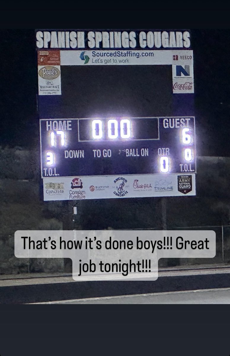 SSHS Lax 17 TNT 6
That’s how it’s done!