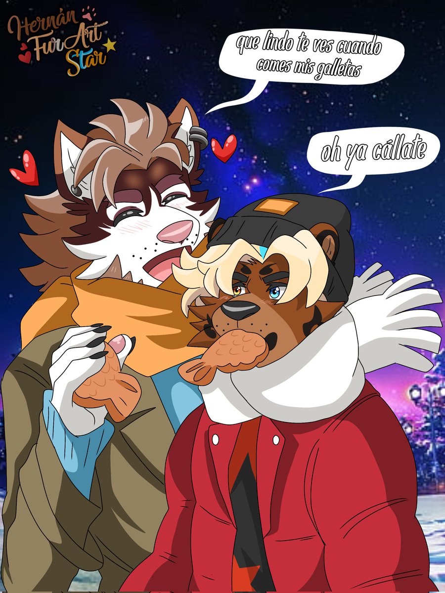 hernan_star's tweet photo. Yukina todo feliz pero Omar todo molesto pero aún así se quieren
🐻💖🐶

#Omar #Yukina #TigerBear #SiberianHusky #furryfandom #furryart https://t.co/QC1eHxiwQb