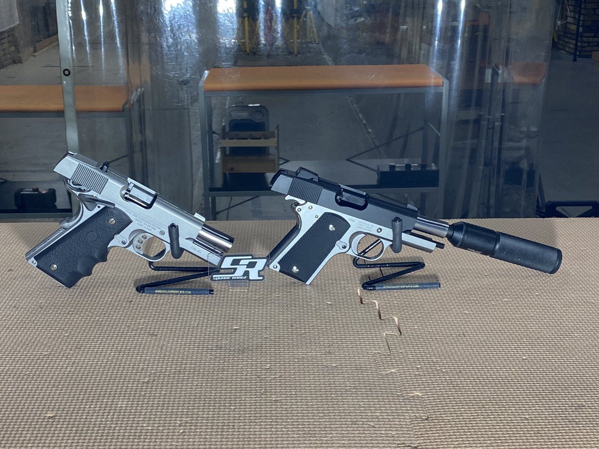 SquareRange's tweet photo. TM DETONICS .45 Custom

#SquareRange #スクエアレンジ #シューティングレンジ #GBB #ガスブロ #Airsoft #東京マルイ #DETONICS #STRIKEWARRIOR #MEU https://t.co/yfgJETszS1