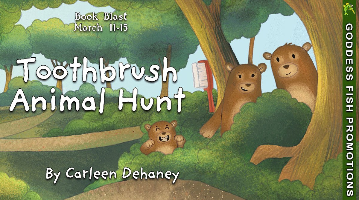 Excerpt & #giveaway: Toothbrush Animal Hunt by Carleen Dehaney
Tour by @GoddessFish
wp.me/pcesgx-nki

#childrensfiction #kidlit #books #bookblogger #blogger #blogging #bloggingcommunity #bookish #booktwt