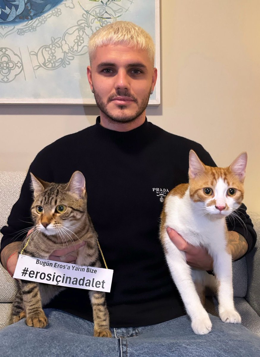 #erosiçinadalet
#ibrahimkeloğlanTUTUKLANSIN 
<a href="/MauroIcardi/">MauroIcardi</a>