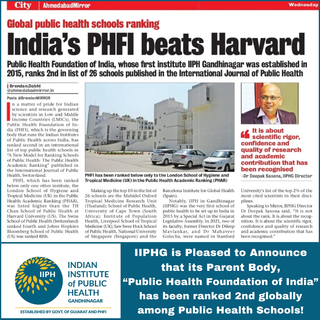 Indian Institute of Public Health Gandhinagar (@IIPHG1) on Twitter photo 2024-03-13 05:44:01