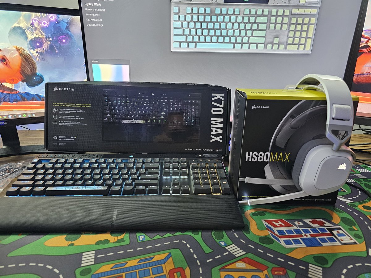 Cuzb0t's tweet photo. The legends over at @Corsair heard about my break from FPS games and sent over these amazing Headset and Keyboard to give me that competitive edge to match my reflexes to help me Stay in the game!!
#gifted #ad #Corsair #k70max #HS80Max https://t.co/LGQD2iievK