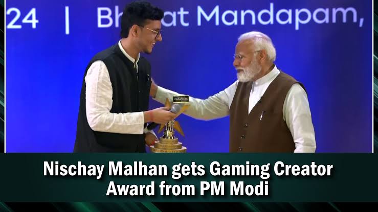 IIITDelhi's tweet image. We are pleased to announce that Nischay Malhan @TriggeredInsaan (IIITD Alumnus, B.Tech. ECE, Class of 2017) has won the National Creators Award 2024 in the &apos;Gaming Category&apos;. The Honourable Prime Minister of India, Shri @narendramodi presented the award during…