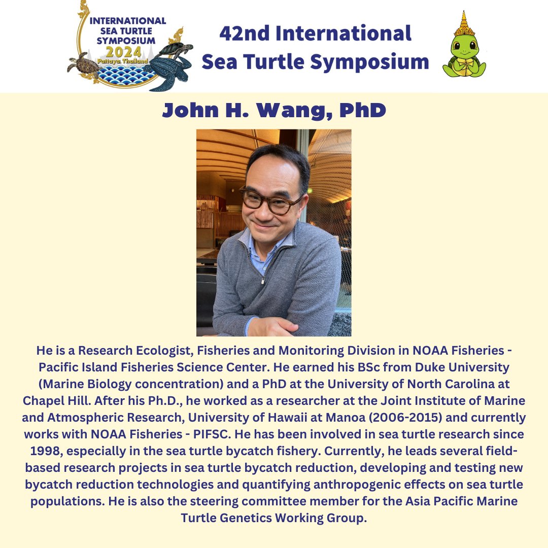 Did you know that at ISTS42 you have the opportunity to chat with different experts in the sea turtle world and get your questions answered?🤩
Students can sign up for 10-minute time slots to chat. Slide to meet some of the experts!
This will take place on March 26 from 6–7:30pm