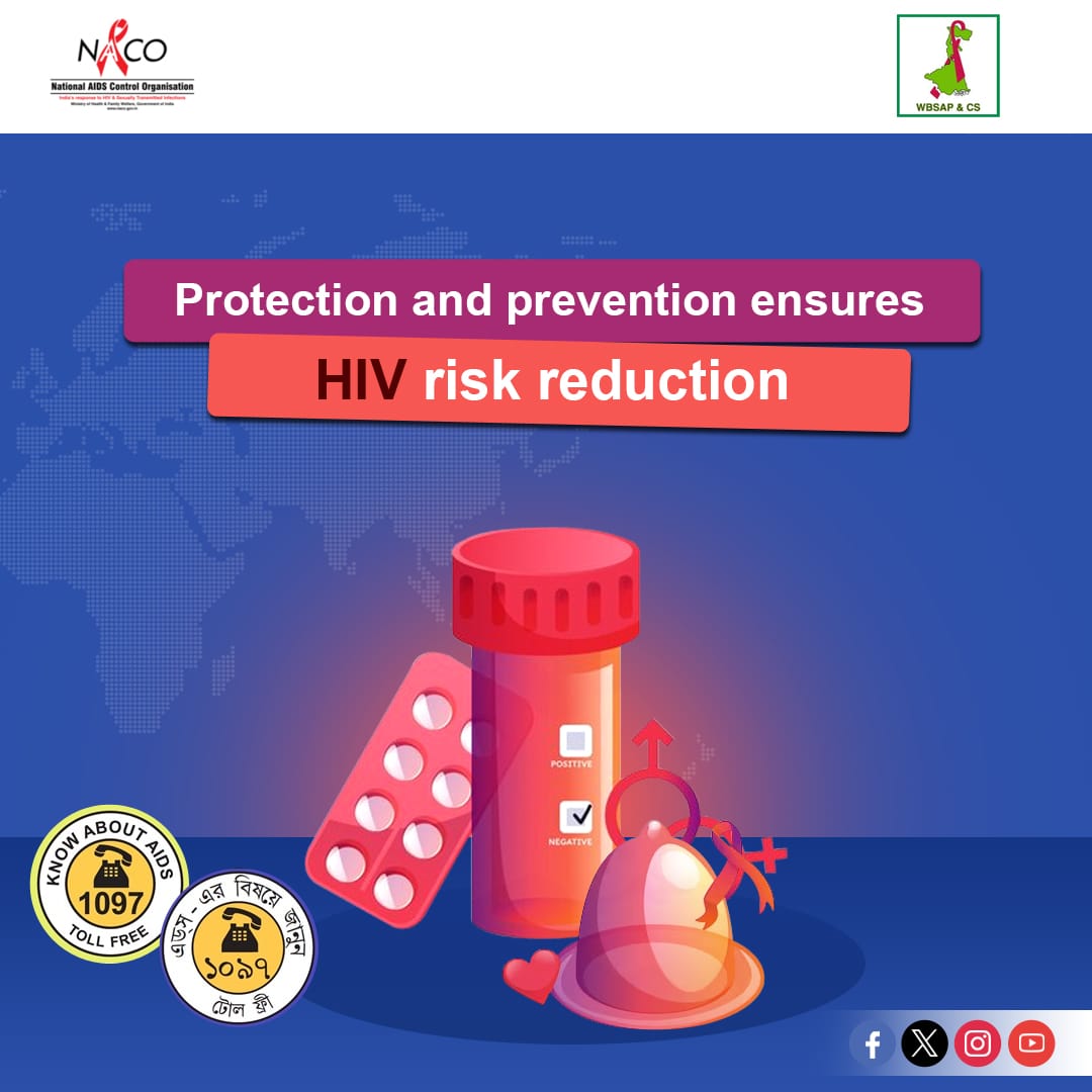 Shield yourself from HIV! Protection and prevention methods dramatically lower your risk of transmitting the virus. #AIDS #hivaids #HIV #hivprevention #hivawareness #wbsapcs #hivpositive #health #aidsawareness #hivtesting #HIVFreeIndia #IndiaFightsHIVandSTI