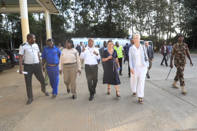 #TeamEuropeKenya visited the Isebania One-Stop Border Post. Connected to the Isebania-Kisii-Ahero Road Rehabilitation, this is a critical link for trade between Tanzania, Kenya, and South Sudan. #GlobalGateway #EPA @TradeMarkAfrica