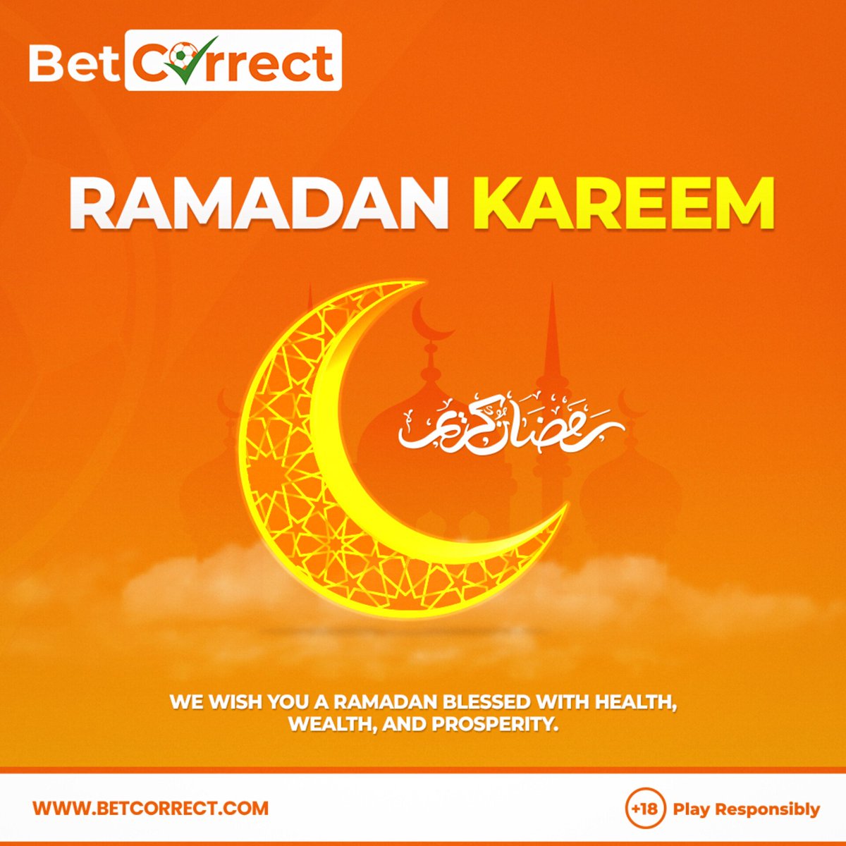 Wishing you all a blessed Ramadan from BetCorrect!

May this Holy month bring you peace, joy, and success. 
#happyramadan #BetCorrect #ramadan

Happy Ramadan!