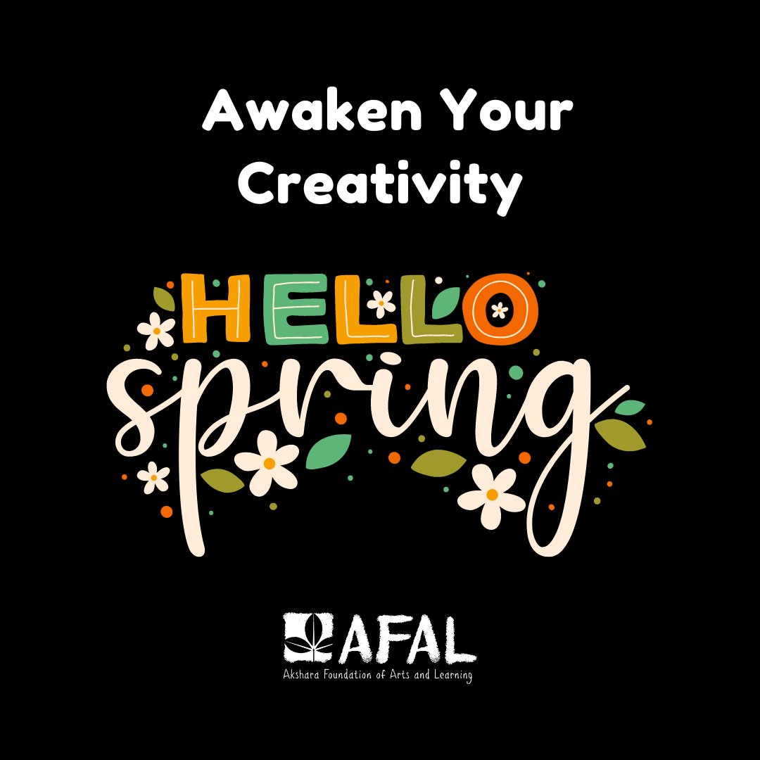 As nature awakens with the arrival of spring, let's draw inspiration from the blossoming flowers, lush greenery, and azure skies.  

Spring is special for artlovers!

#ColorsOfSpring #ArtInspiration #ArtsForAll