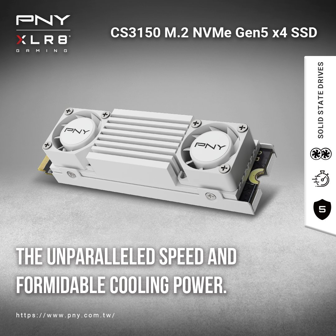 #WhitePC components can really give your setup a sleek and stylish look😎
PNY White Series Graphics Card bit.ly/4c5OlsG & Gen 5 SSD bit.ly/3wMqZYS are definitely worth checking out for anyone looking to add a touch of elegance to their rig! 

#gpu #ssd