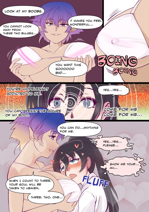 It is hypnoart  at 's request. Thank you! 乳催眠という素晴らしいアイデア 