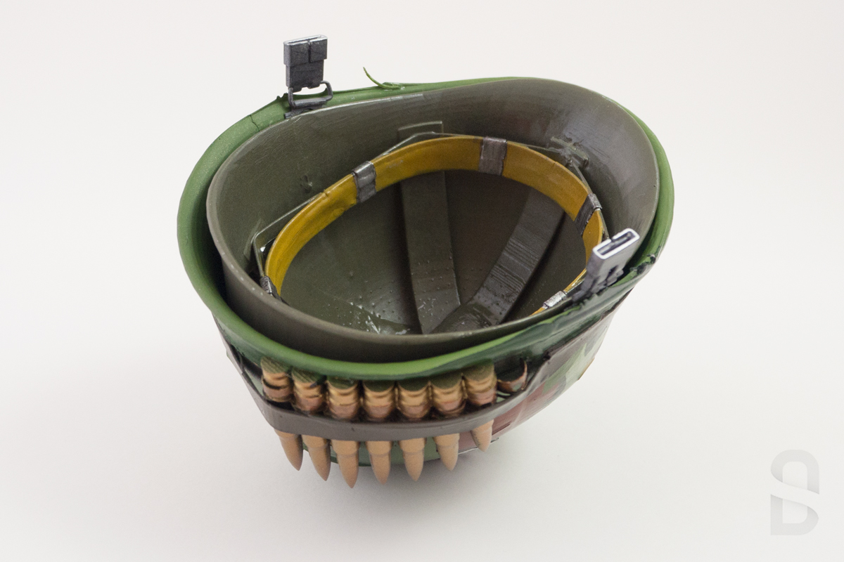 thelink3Ddotcom's tweet photo. ...and the finished #fullmetaljacket movie poster helmet, modelled in #blender3D and #3Dprinted with @Elegoo_Official Mars with water washable resin.

If there's enough interest, I'll make the stls available on the website. https://t.co/iIje71kEJ2