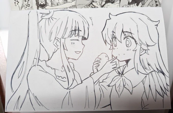 🌟サイン本制作過程その1です

#くっころ 